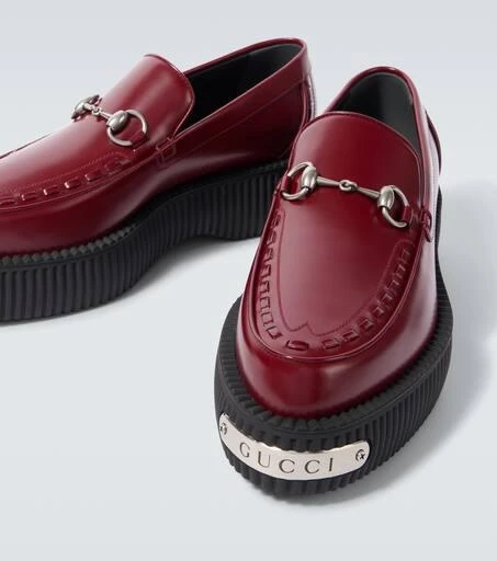 Gucci Gucci Horsebit leather platform loafers 3