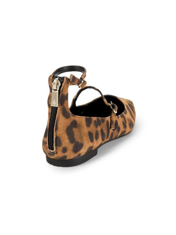 Kenneth Cole Nolita Leopard Print Leather Flats 3