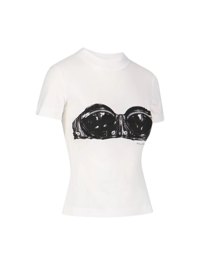 Alexander McQueen Alexander McQueen Biker Bra T-Shirt 3