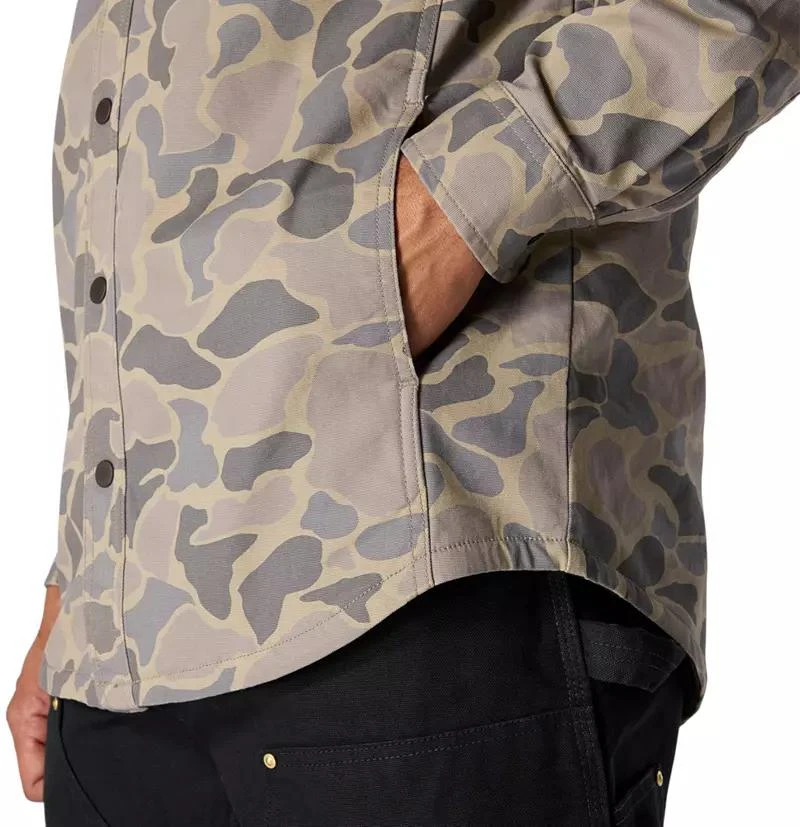 Carhartt Carhartt Men's Canvas Fleece Lined Shirt Jacket 8