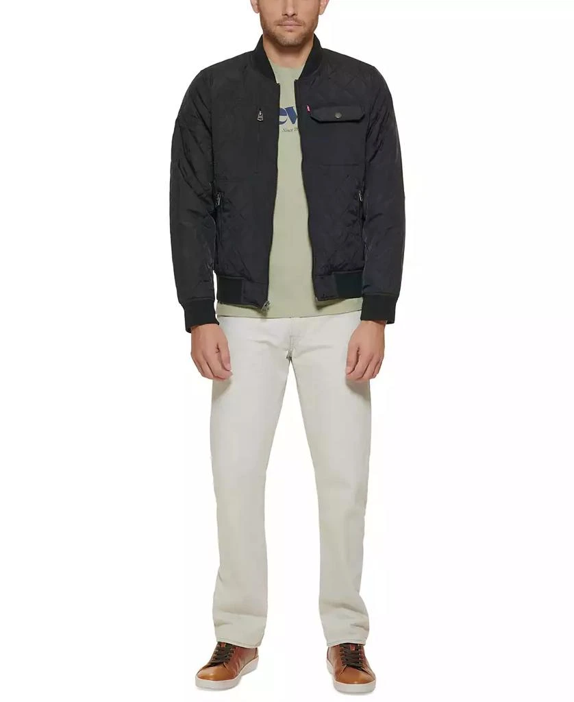 Levi's Men's Regular-Fit Diamond-Quilted Bomber Jacket 12