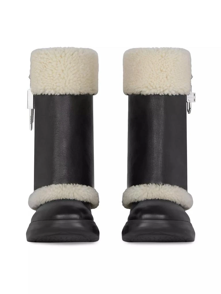 Givenchy Shark Lock Biker Ankle Boots 4