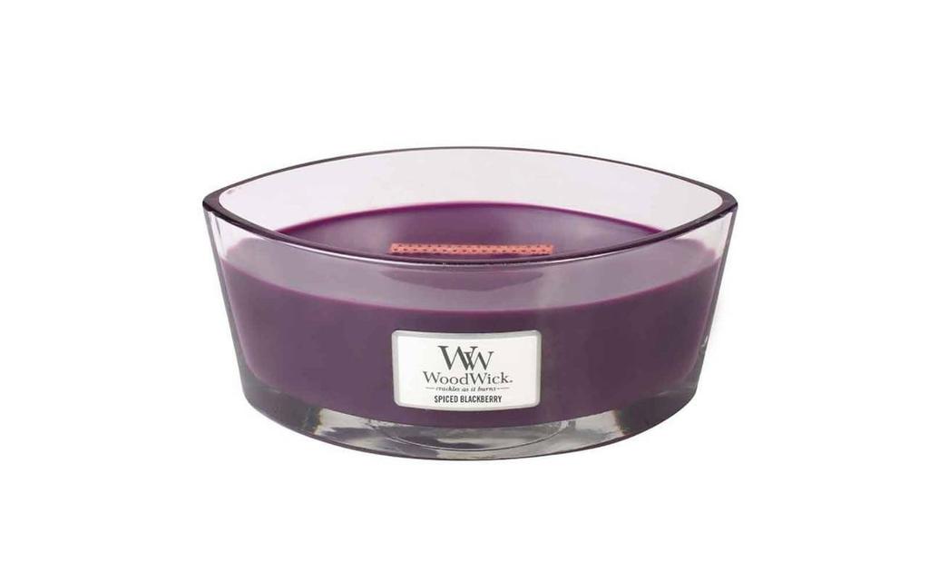Woodwick WoodWick - Ellipse Candle Spiced Blackberry