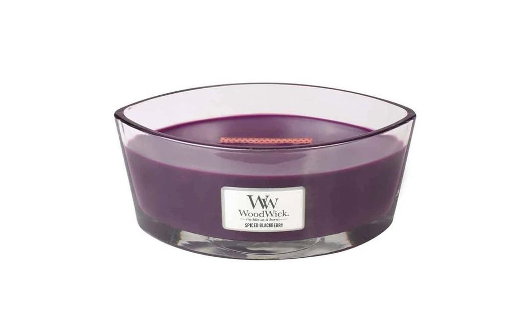Woodwick WoodWick - Ellipse Candle Spiced Blackberry 1