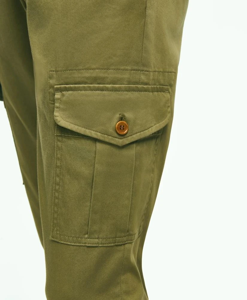 Brooks Brothers Washed Cotton Stretch Cargo Pants 4