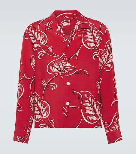 BODE Creeping Begonia printed shirt 1