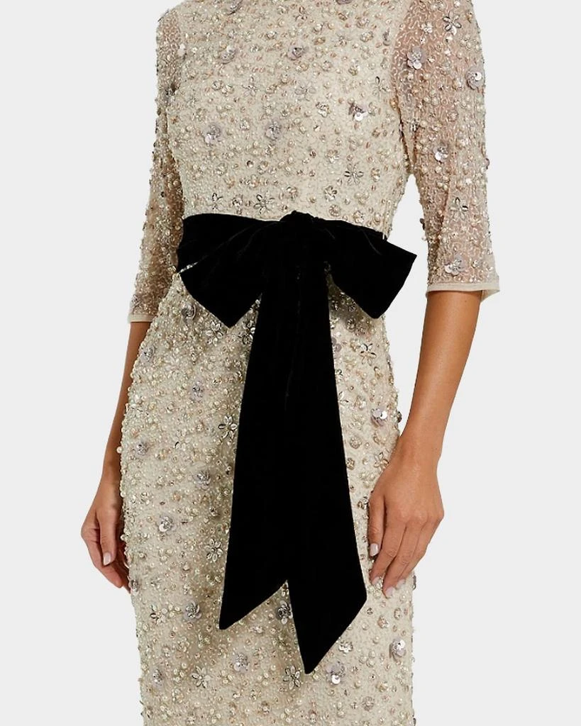 Mac Duggal Beaded Bow Column Gown 2