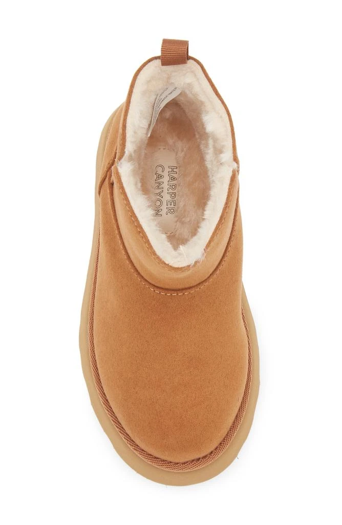 Harper Canyon Kid's Ezra Faux Fur Lined Platform Bootie 5