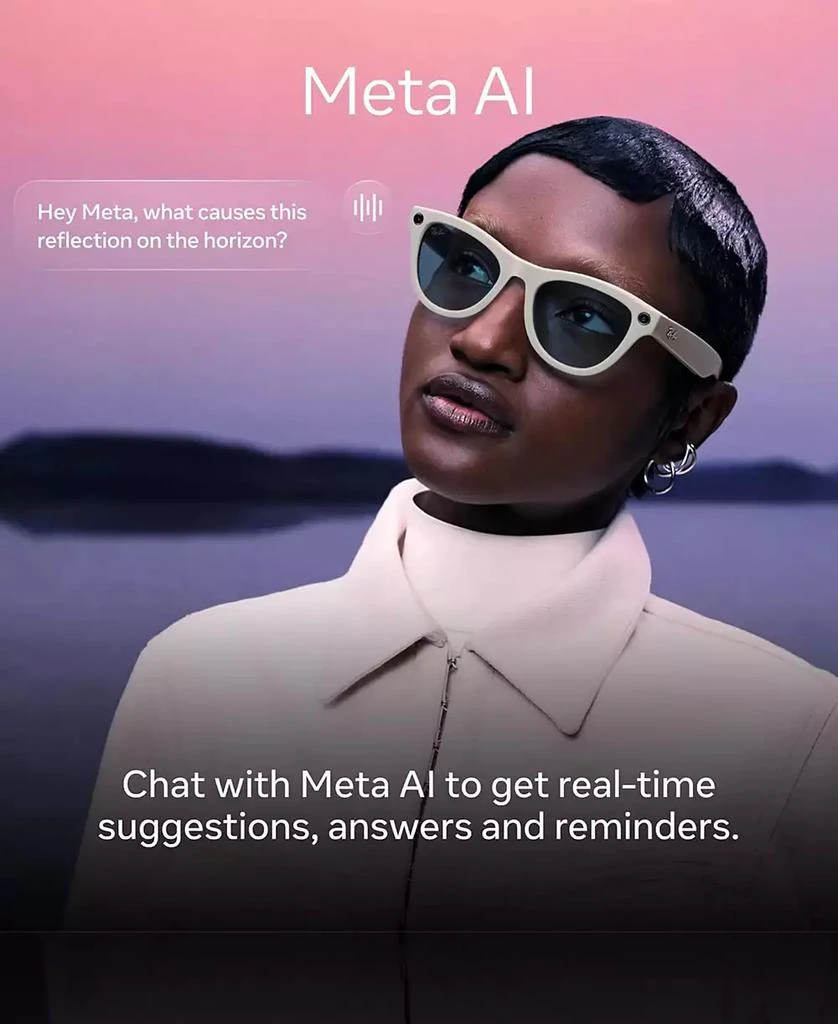 Ray-Ban Unisex AI Glasses, Meta Wayfarer RW4012 - GEN 2 8