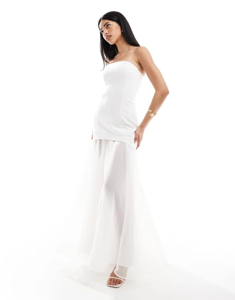 asos white chiffon dress ASOS Design - Maxi Dress - Women - Viscose - 12 US