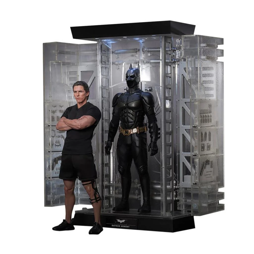 Hot Toys Hot Toys 1:6 Scale DC Comics The Dark Knight Rises Batman Armory and Bruce Wayne Statue 1