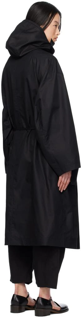 LEMAIRE Black Asymmetrical Coat 3