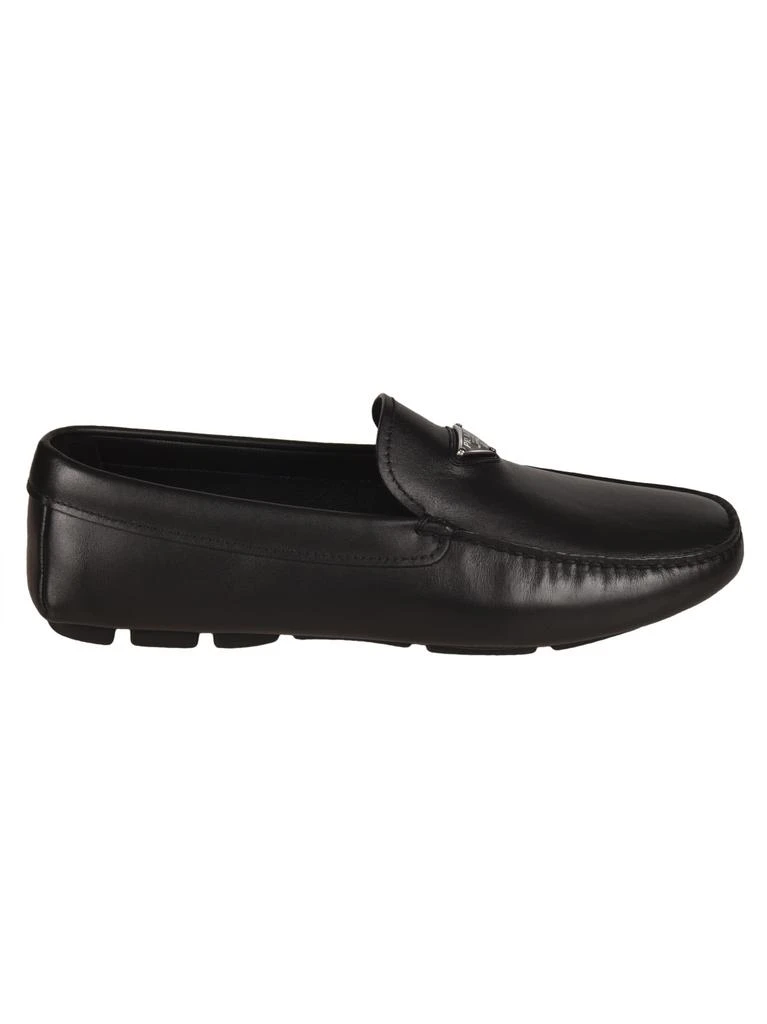 Prada Logo Plaque Loafers 1