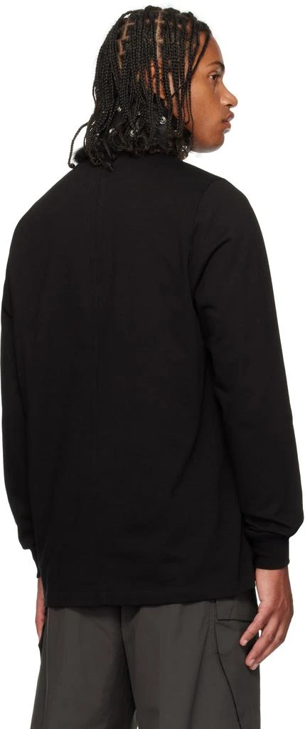Rick Owens Black Concordians Short Crewneck LS T-shirt 3