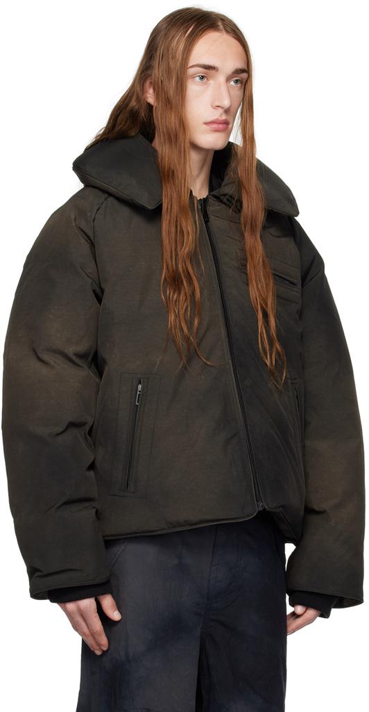 032c Brown Aurora Down Jacket