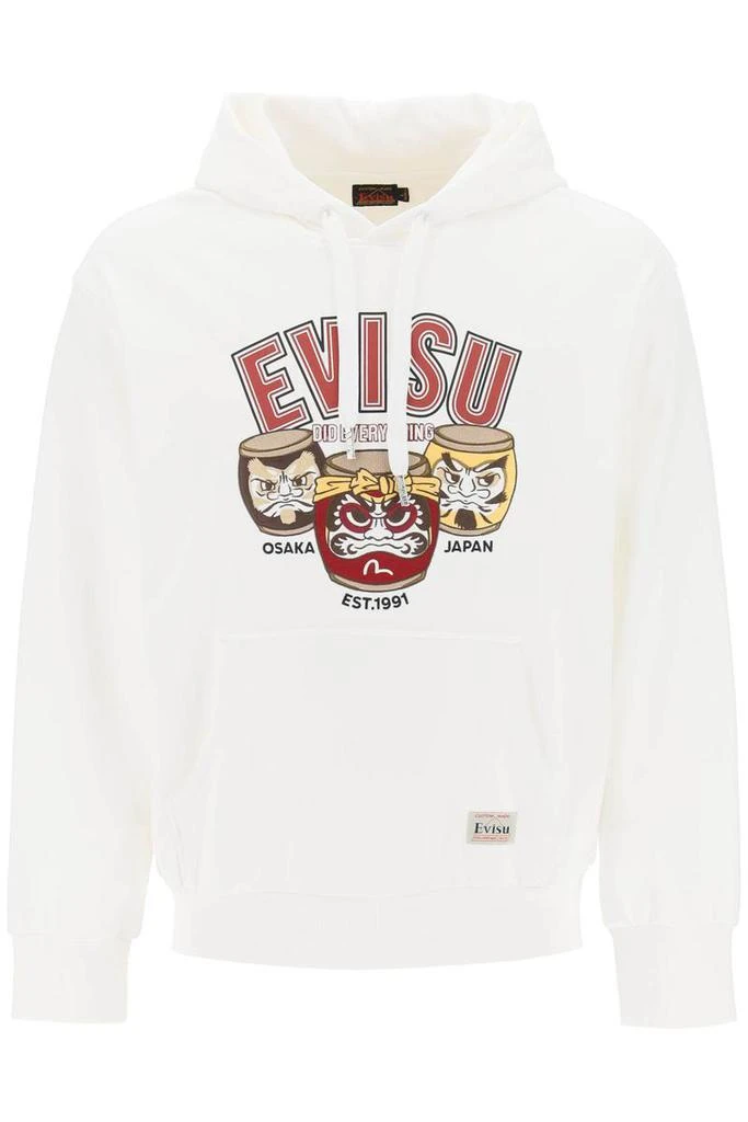 EVISU Evisu hoodie with embroidery and print 1