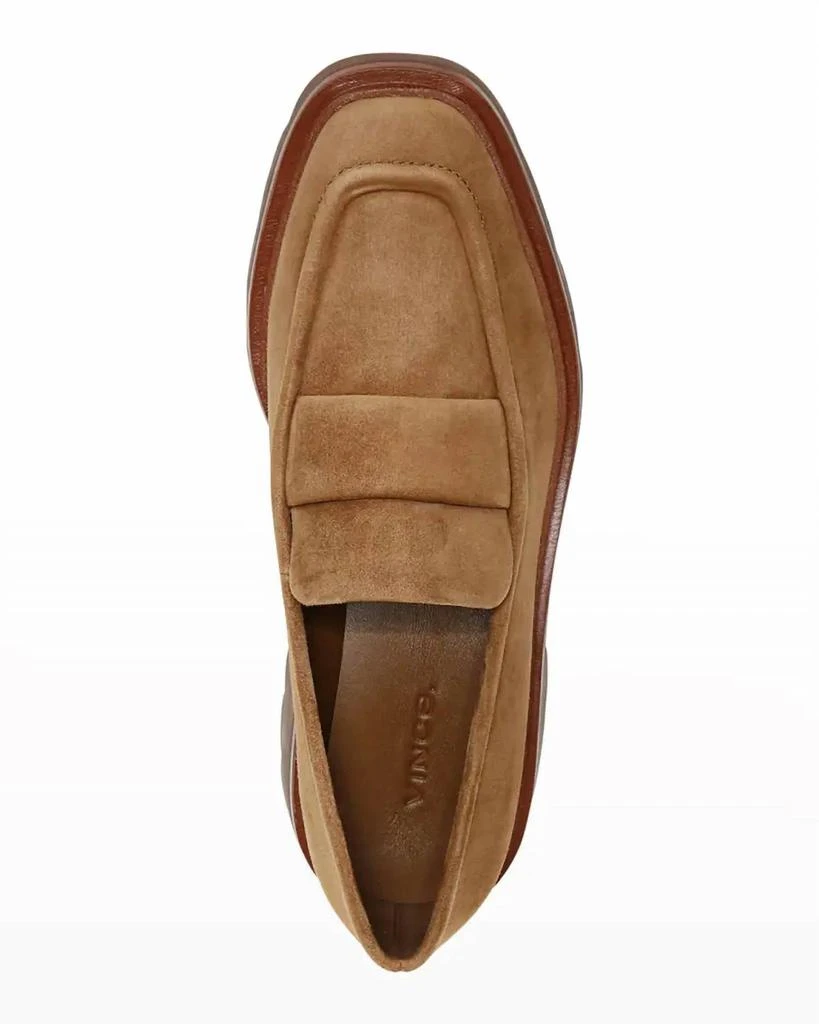 Vince Women's Robin Loafer In Light Fawn Suede 5