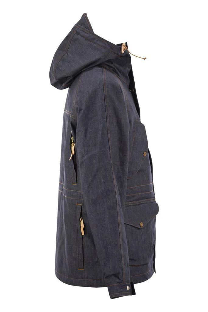 MANIFATTURA CECCARELLI Manifattura Ceccarelli New Fisherman Denim - Hooded Parka In Denim Fabric 3