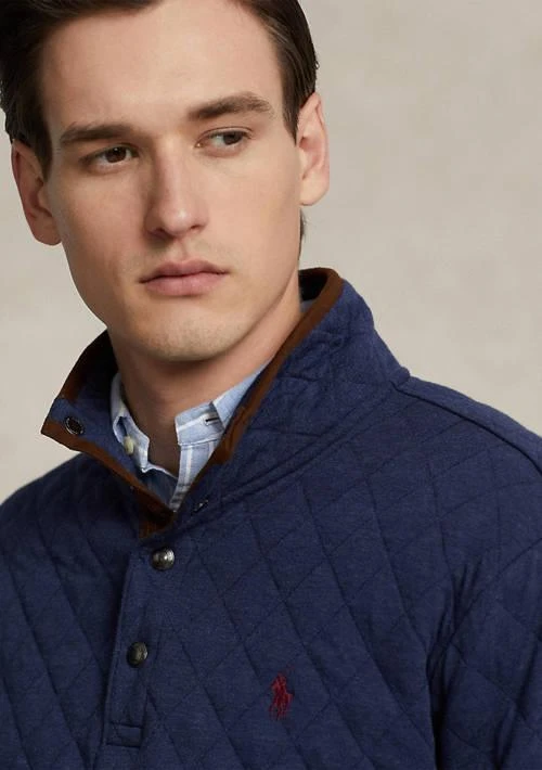 Ralph Lauren Ralph Lauren Quilted Double Knit Pullover Sweatshirt 3