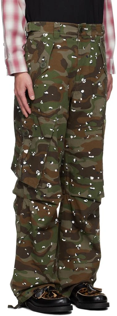 AFTER PRAY Khaki Military Camo Cargo Pants 2
