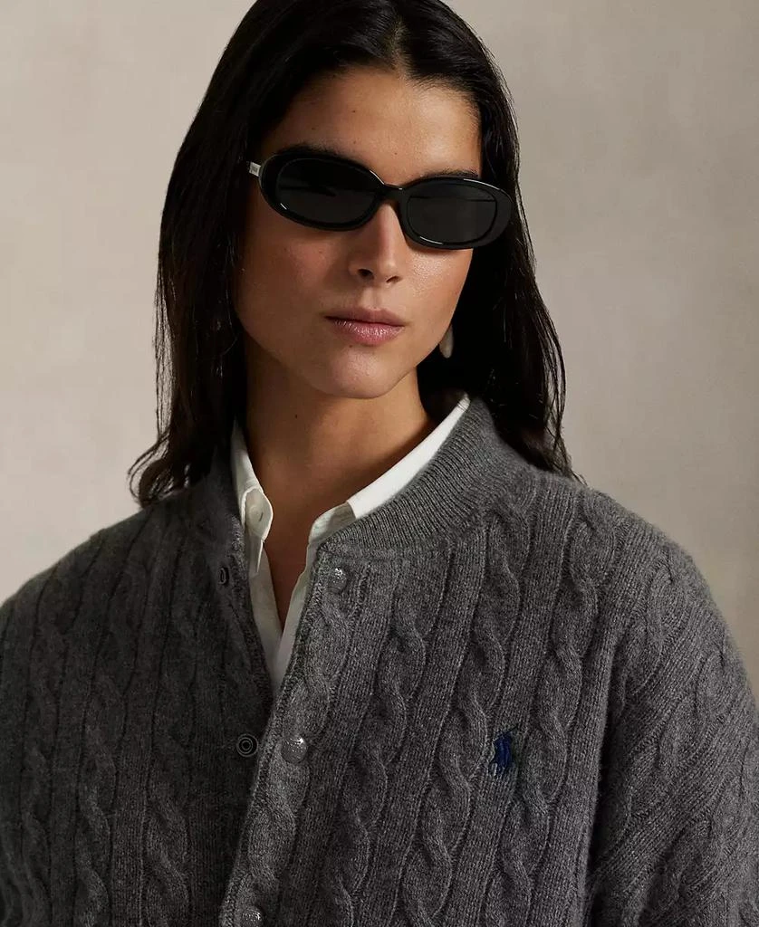 Ralph Lauren Women's Cable Bomber Jacket 3