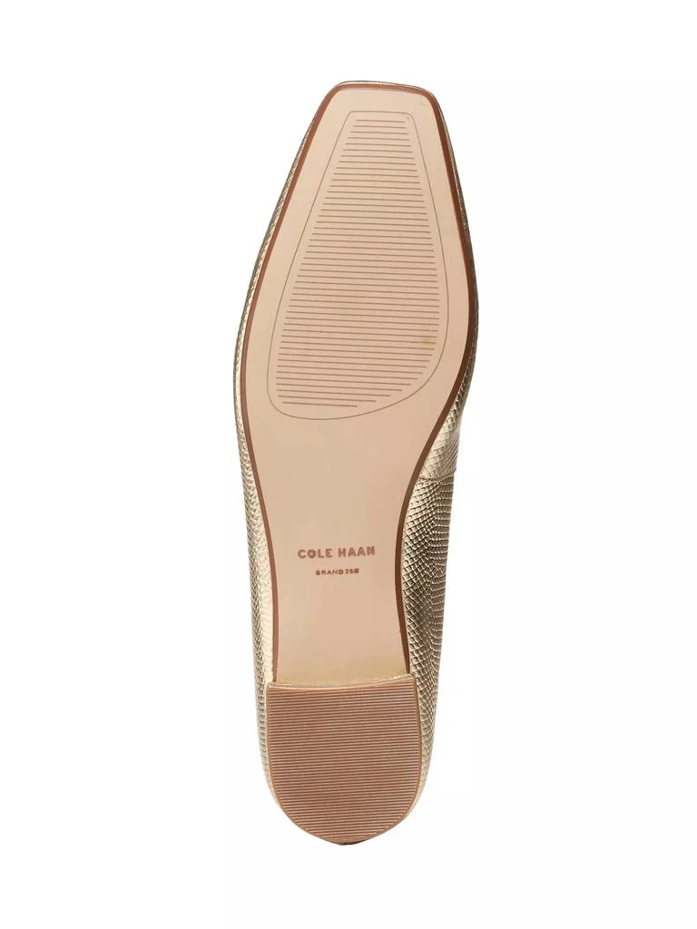 Cole Haan Bridge Metallic Leather Mary Jane Ballet Flats 6