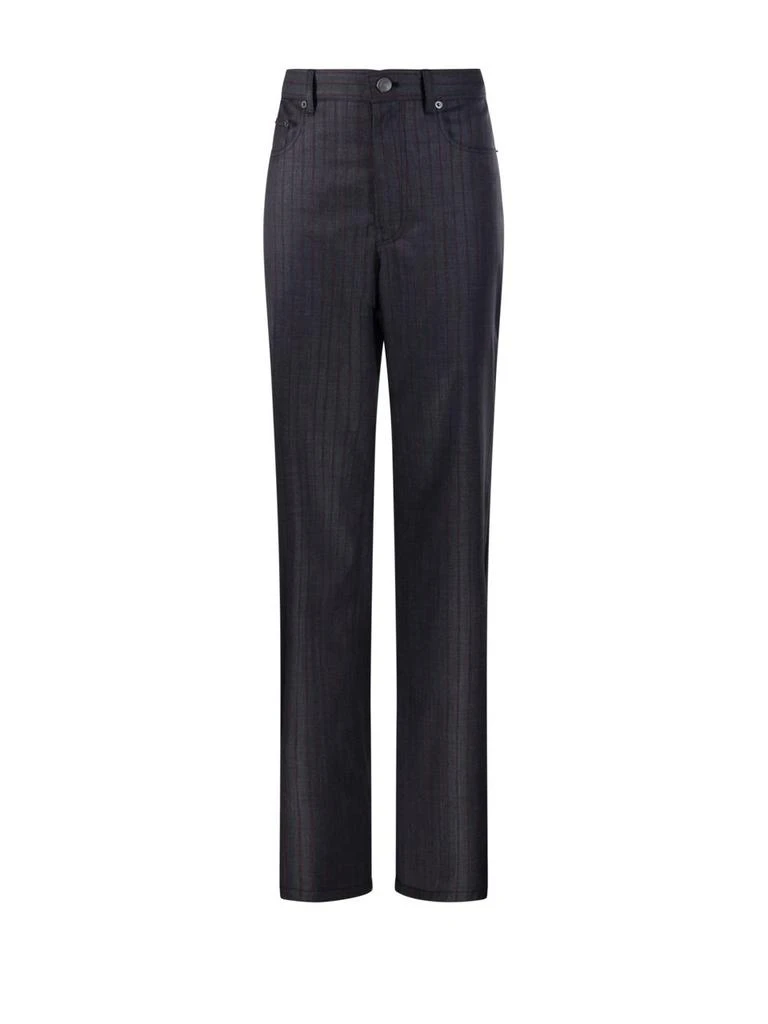 Balenciaga Balenciaga Pinstriped Straight-Leg Trousers from Cettire