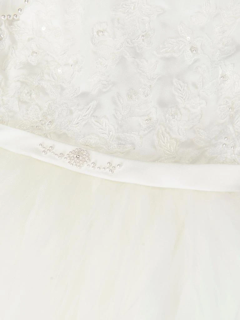 Sarah Louise Sarah Louise Girls Ceremonial Ballerina Length Dress in Ivory 3