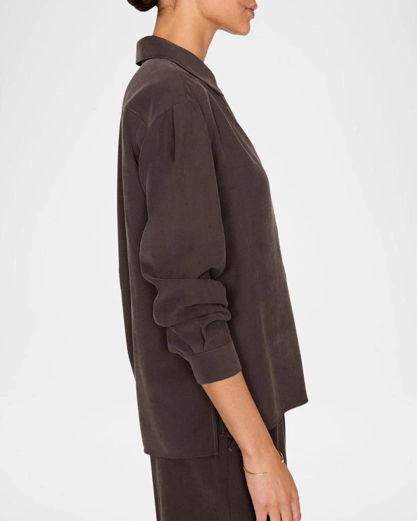 Brochu Walker Amara Topstitch Button-Down Shirt 5