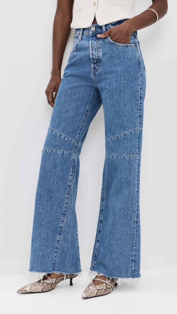 MOUSSY VINTAGE MV Riviera Switching Flare Jeans