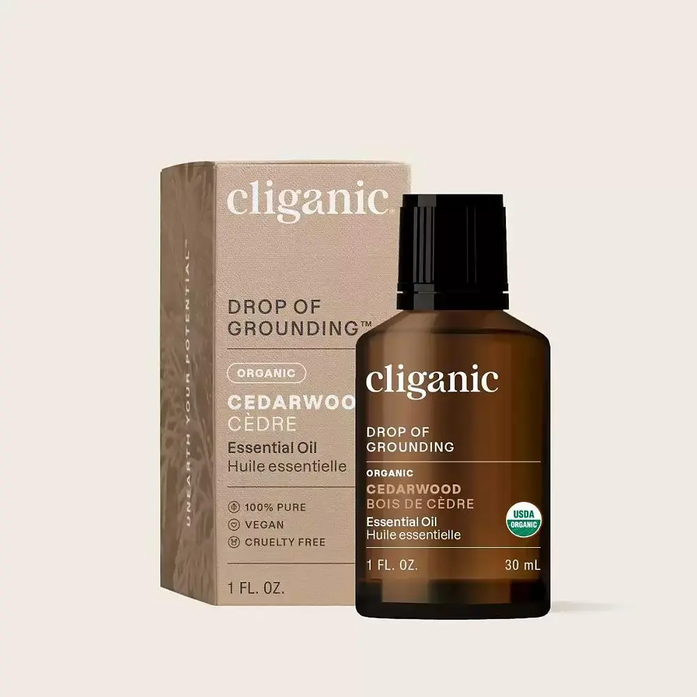 Cliganic Organic Cedarwood Essential Oil - 1 oz