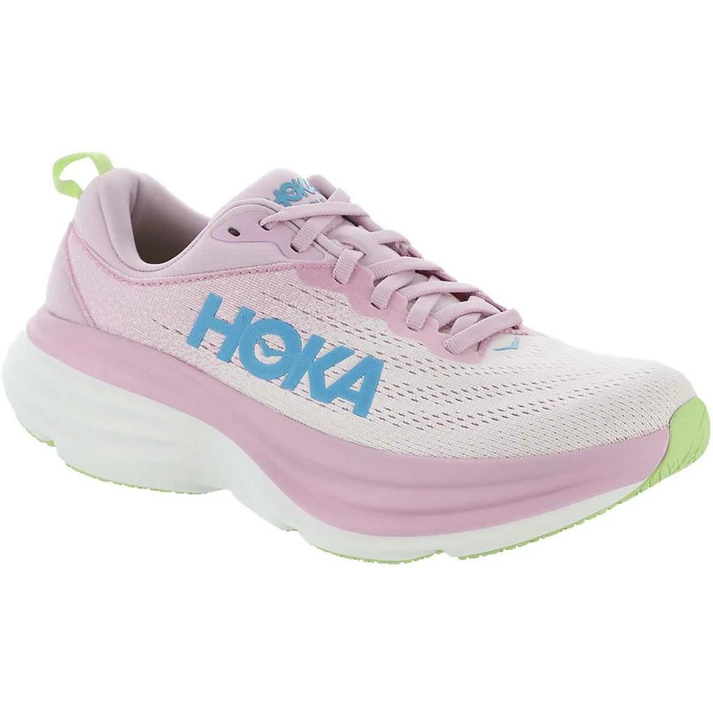 Hoka One One Bondi 8 Womens Mesh Running Athletic and Training Shoes 32
