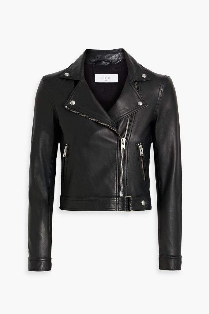 【送料&関税込】IRO Newhan Biker Biker Jacket In Black Leath IRO Newhan Leather Jacket in Black – Order Of Style