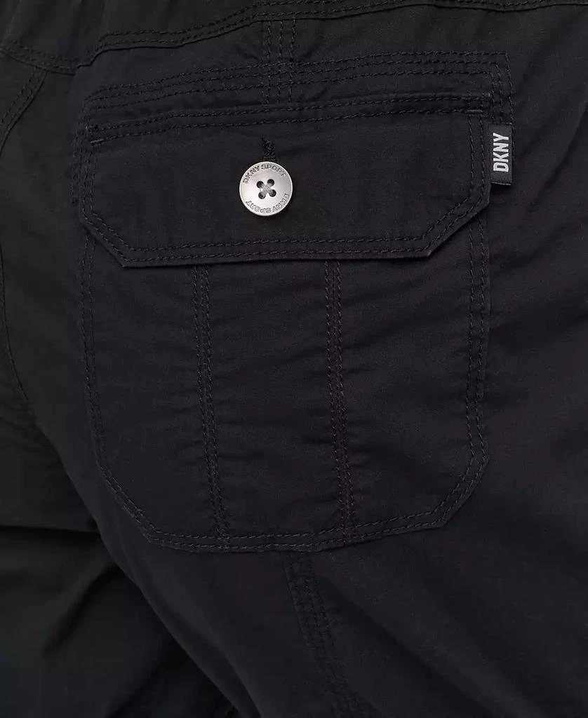 DKNY Women's Smocked-Waist Convertible Shorts 8