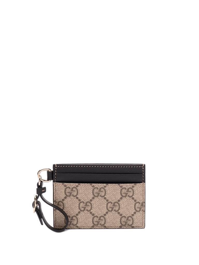 【GUCCI】 Gucci Blondie GG Canvas card case Gucci Blondie GG Canvas card case in brown - Gucci | Mytheresa
