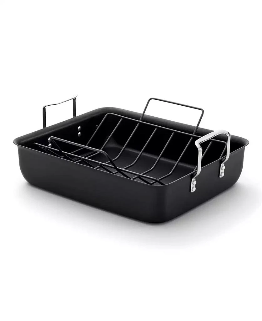 Calphalon Hard-Anodized Nonstick 16-Inch Roasting Pan with Rack 1