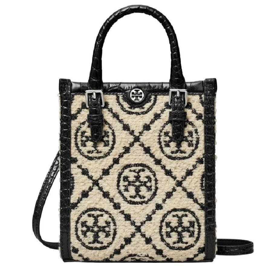 Tory Burch Boucle Monogram Tote Bag 1