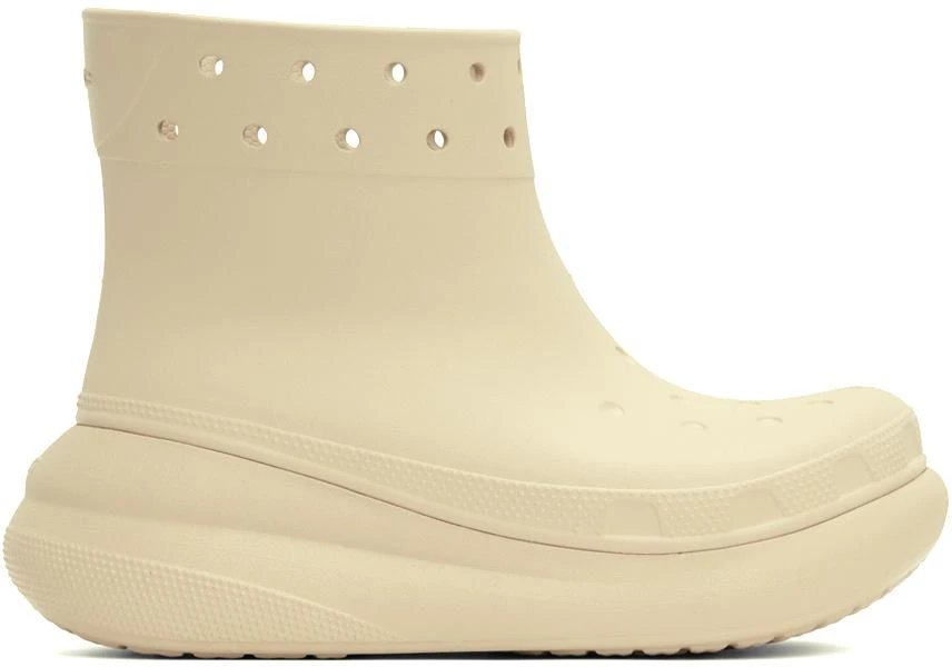 Crocs Beige Crush Boots 1