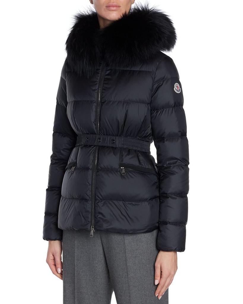 『MONCLER』Badyf Shearling-Trimmed Down Jacket★Black★ Moncler Badyf Shearling-Trimmed Down Jacket in Black | Lyst