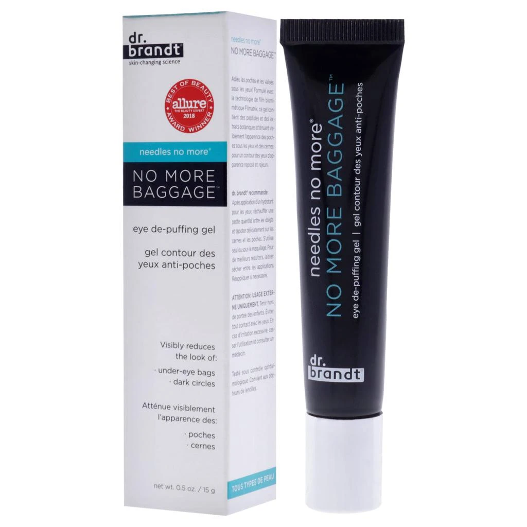 Dr. Brandt Skincare No More Baggage by  for Unisex - 0.5 oz Gel 4