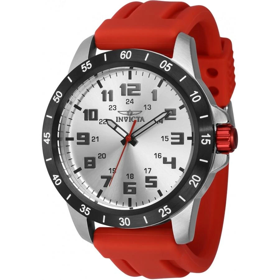 Invicta Pro Diver Quartz Silver Dial Men's Watch 40002 1