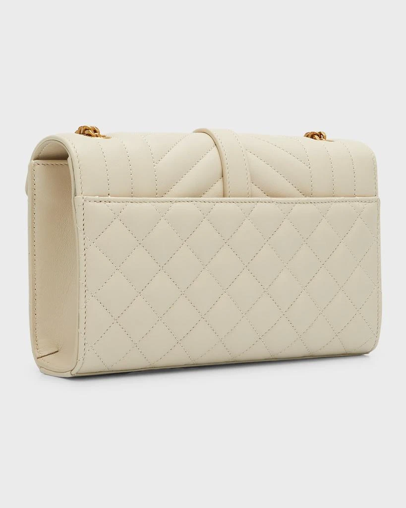 Yves Saint Laurent Envelope Triquilt Small YSL Shoulder Bag in Smooth Leather 6
