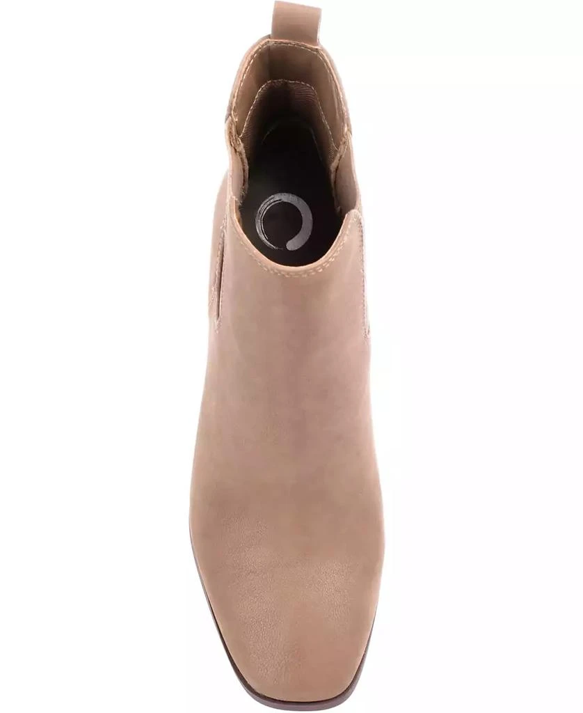 Journee Collection Women's Maxxie Stacked Block Heel Booties 7