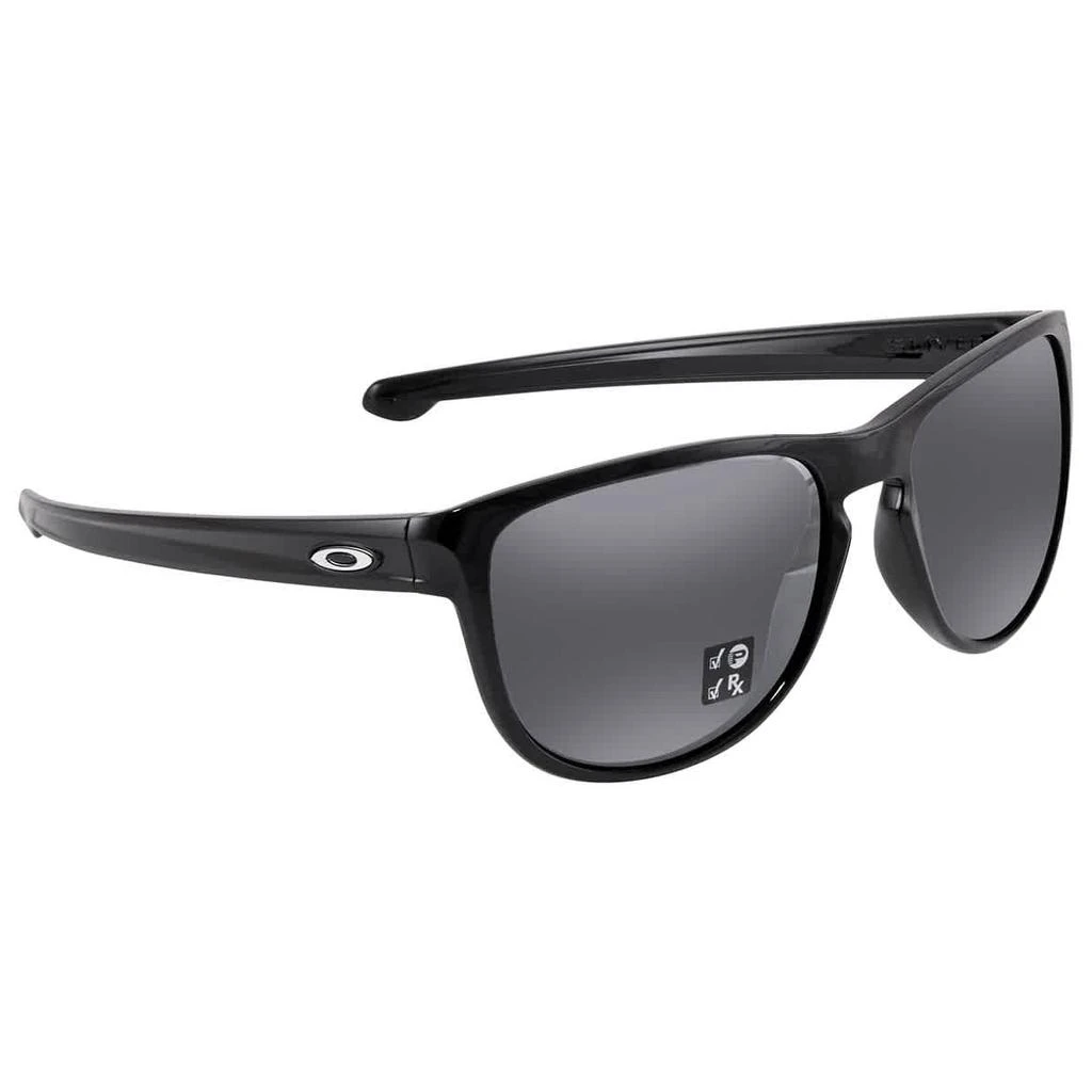 Oakley Sliver Round Black Irdium Polarized Round Men's Sunglasses OO9342 934216 57 2