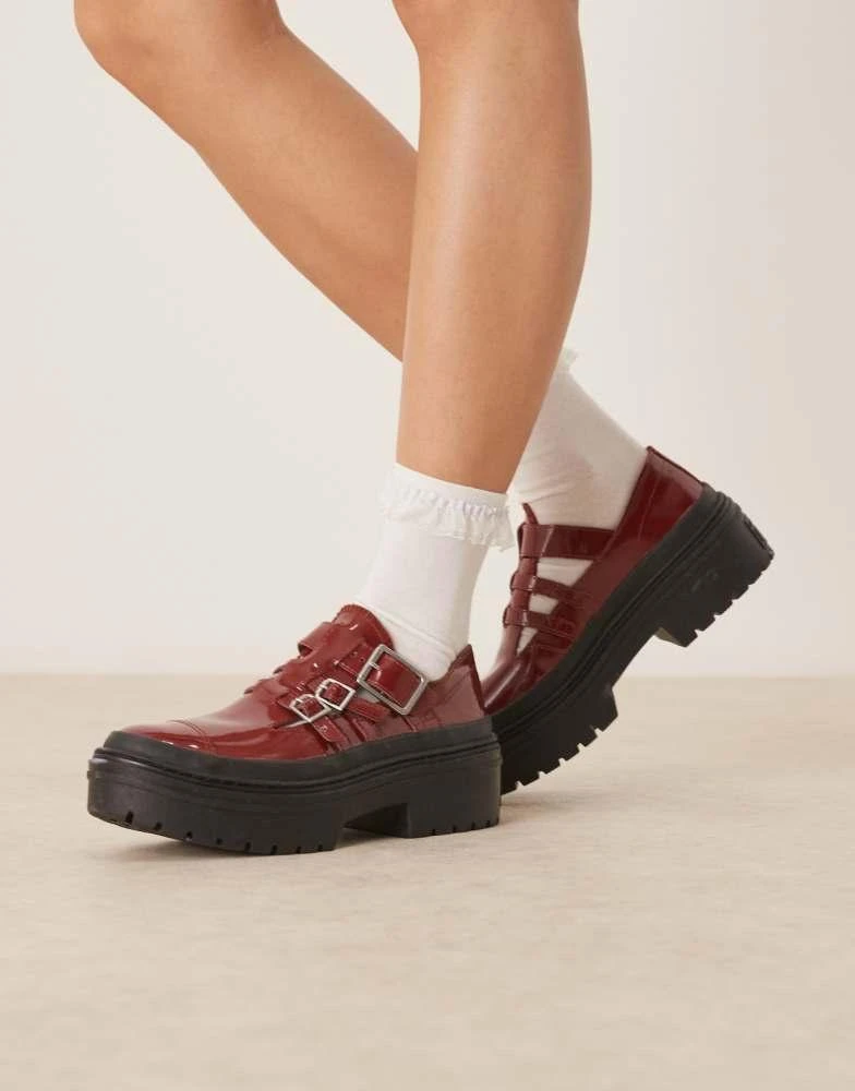 Converse Converse Chuck Taylor All Star platform mary janes in burgundy 1