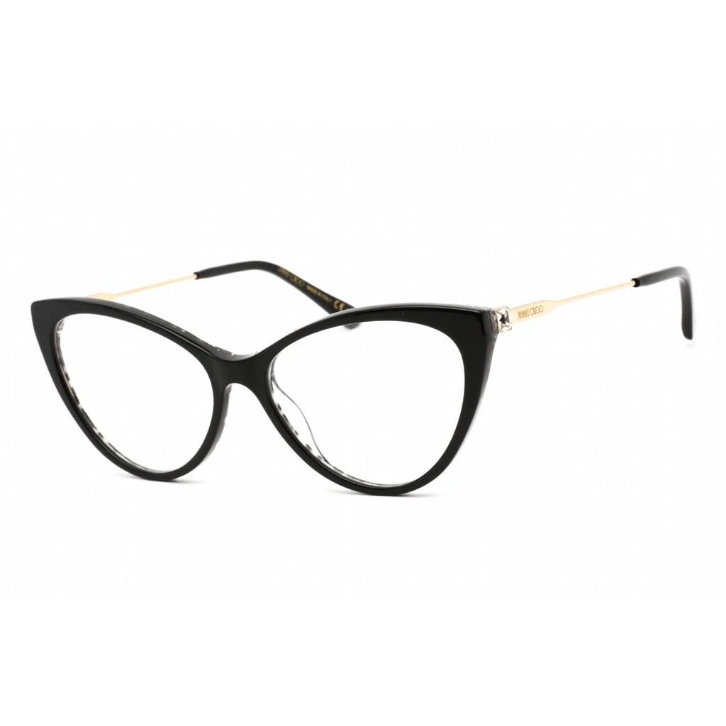 Jimmy Choo Jimmy Choo Women's Eyeglasses - Black Animalier Acetate/Metal Frame | JC359 07T3 00 1
