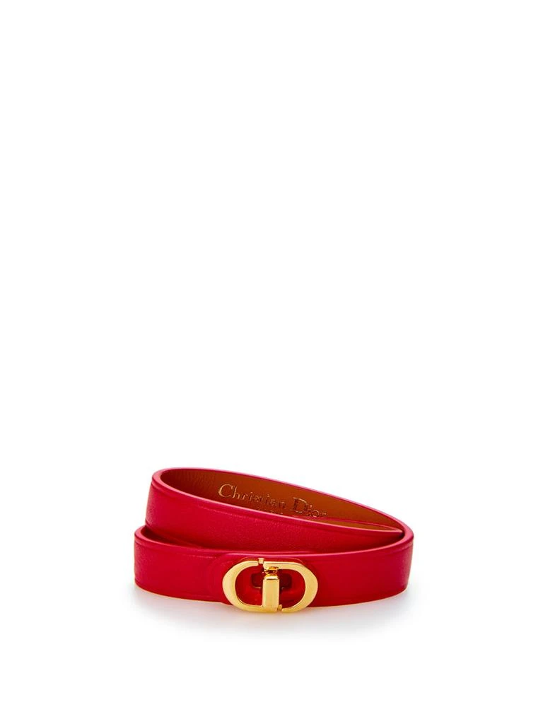 Dior Dior  Leather Double Band CD Women's Bracelet 1