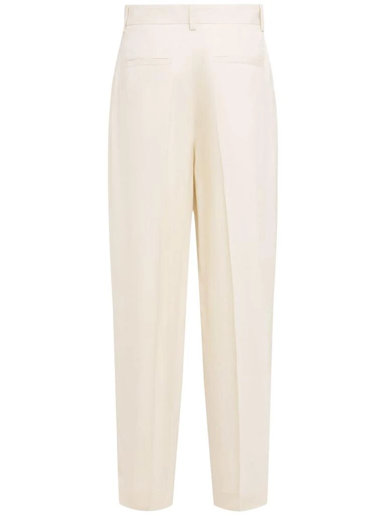 Totême Double-pleat Viscose Straight Pants 3