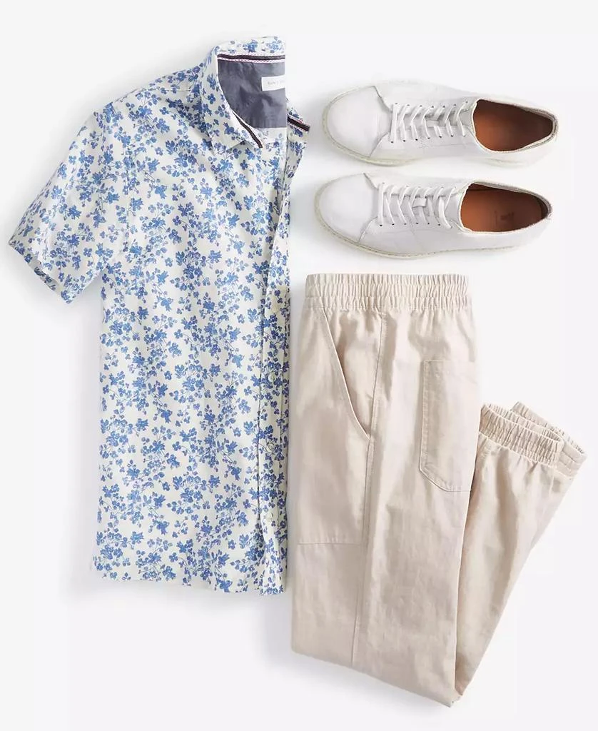 Sun + Stone Men's Charles Linen Jogger Pants, Created for Macy's 7