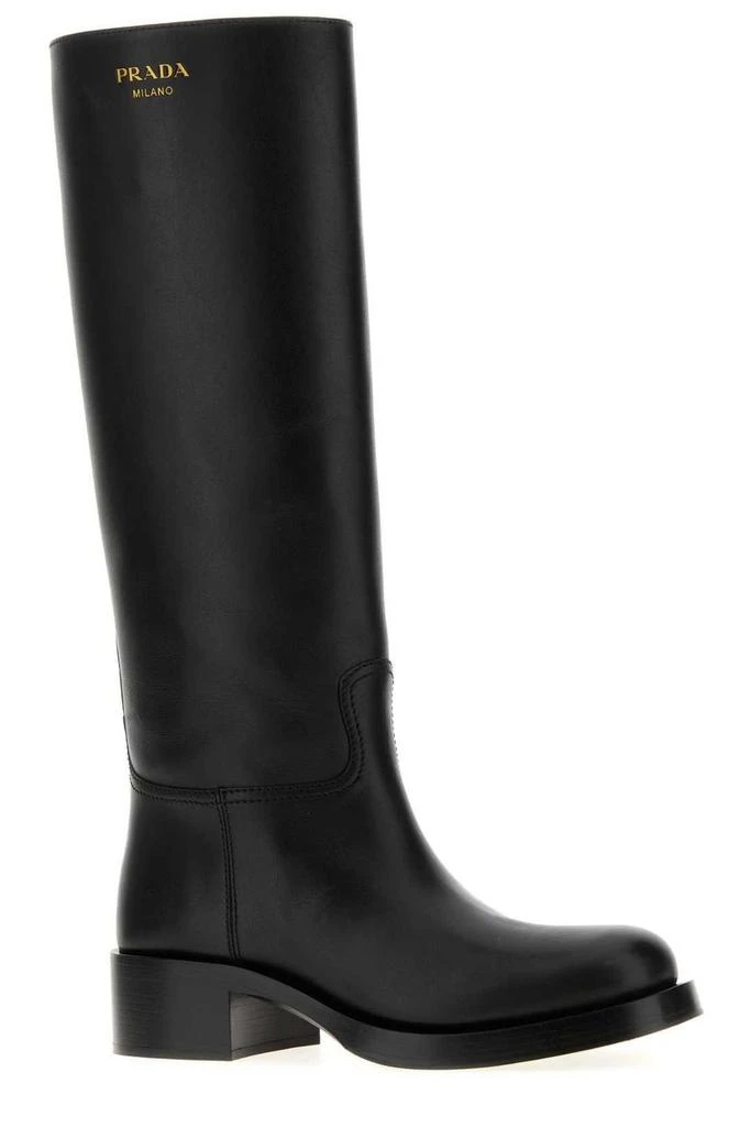 Prada Prada Round-Toe Knee-High Boots 2